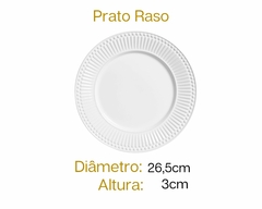 Kit com 6 Pratos Rasos e Coloridos - Porto Brasil - comprar online