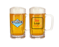 Jogo 36 Caneca de Chopp Espaço Para Personalizar Vidro 390ml - comprar online