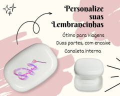 Kit 200 Saboneteiras Personalizadas Branca Plástico Banheiro - Oro Comércio