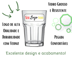 Kit 24 Copos Vidro 410ml Personalizados Long Drink Água Suco na internet