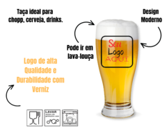 48 Copos 350ml Tulipa Personalizado Chopp Bar e Restaurante - Oro Comércio