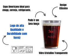 48 Copo Americano Personalizado Multiuso Café Cerveja 190ml - Oro Comércio