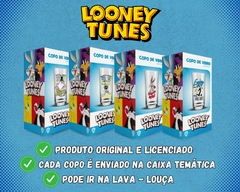 Imagem do Copo Long Drink Vidro Looney Tunes 300ml