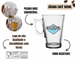 Kit 48 Xícaras Vidro Resistente Premium Personalizado 185ml - loja online