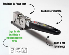 Kit Afiador Inox 48 Peças Faca Profissional Personalizado na internet