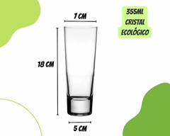 Conjunto 4 Copos Cristal Vidro Água na internet