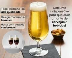 Conj 2 Taças Cristal 380ml Cerveja/Chopp - Oro Comércio