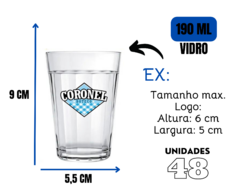 48 Copo Americano Personalizado Multiuso Café Cerveja 190ml na internet