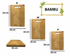 Kit 3 Tábua Bambu C/Canaleta Para Cortes na internet