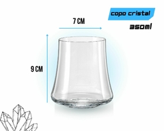 Conjunto 6 Copos de Cristal Vidro de 350ml na internet