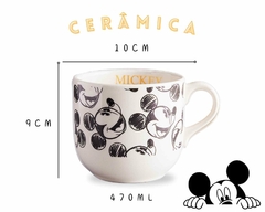 Caneca Mickey Mouse Cerâmica 470ml Grande na internet