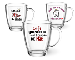 Imagem do 1 Caneca 350ml Dia Das Mães Vidro Personalizada