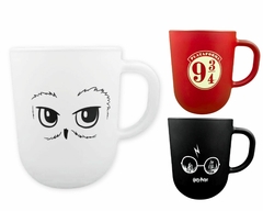 1 Caneca Harry Potter 300ml Vidro Temática - Oro Comércio