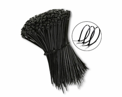 Kit 500 Un. Abraçadeira De Nylon Preto