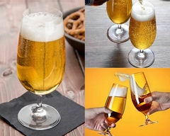 Imagem do Conj 6 Taças Cristal 380ml Cerveja/Chopp