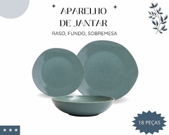 Aparelho de Jantar com 18 Pcs - Soho Irregular Orgânico