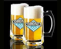 Kit 12 Canecas Cerveja Chopp Zero Grau Personalizadas 360ml - comprar online