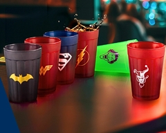 Kit 2 Copos Americanos 190ml Dc Comics em Vidro - comprar online