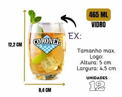 Jogo De 12 Copos 465ml Personalizado - Oro Comércio