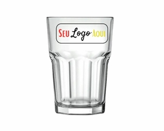 Kit 24 Copos Vidro 410ml Personalizados Long Drink Água Suco