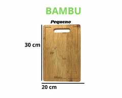 Taboa de Bambu Canaleta Corte Legumes Frutas Carne Churrasco na internet