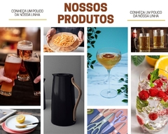 Kit Pratos Formato De Pizza Vidro Resistente 2 Peças 23 cm