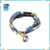 Chirimen Hanabi Fireworks Cat Collar Midnigth Blue