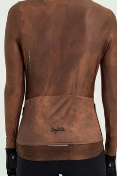 JERSEY SAFETTI SUNSETTIDE RUSSET OCRE MUJER MANGA LARGA (124 USD) - comprar online