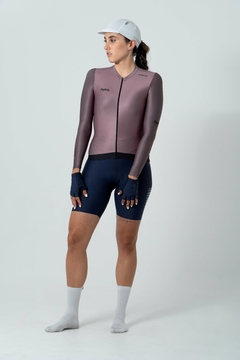 JERSEY CICLISMO SAFETTI MANGA LARGA LEGGERO BERRYMILK MUJER (121 USD)