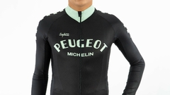 JERSEY DE CICLISMO SAFETTI PEUGEOT BLACK HOMBRE MANGA LARGA (85 USD)