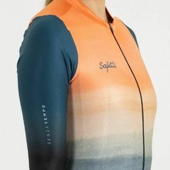 JERSEY CICLISMO SAFETTI OCEANGLOW MANGA LARGA DAMA (121 USD) en internet