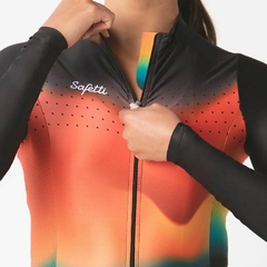 JERSEY DE CICLISMO SAFETTI BOREAL SUPER SLIM DAMA MANGA LARGA (124 USD) en internet