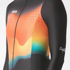 JERSEY DE CICLISMO SAFETTI BOREAL SUPER SLIM DAMA MANGA LARGA (124 USD) - KIWINNER