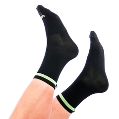 MEDIAS SAFETTI MODELO PEUGEOT BLACK (NEGRA y VERDE) (17 USD)