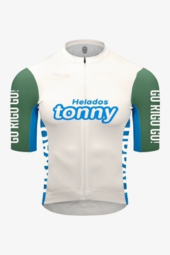 CAMISETA DE CICLISMO El Primer Jersey de Rigo! KM100 UNISEX HELADOS TONNY (OFERTA 92000 Pesos Ultimos Talles!!) - comprar online