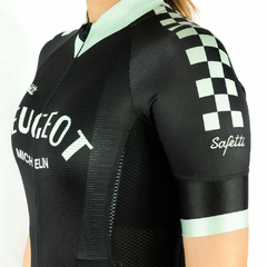 JERSEY DE CICLISMO SAFETTI MODELO PEUGEOT BLACK DAMA (81 USD) - KIWINNER