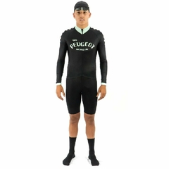 JERSEY DE CICLISMO SAFETTI PEUGEOT BLACK HOMBRE MANGA LARGA (85 USD)