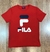 Camiseta Fila - Vermelha