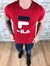 Camiseta Fila - Vermelha - comprar online