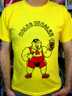 Remera serigrafiada "Malos Modales"