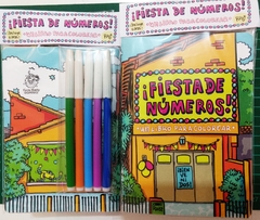Libro para colorear "Fiesta de números" - comprar online