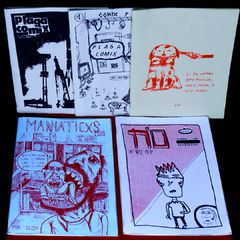 PACK 5(cinco) FANZINES GUSA + serigrafía dos colores B4