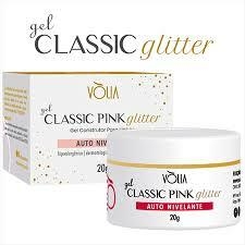 GEL CLASSIC PINK GLITTER 24G - VÒLIA