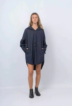 CAMISA OVERSIZE POPLIN CON BOLSILLOS #C18 - comprar online