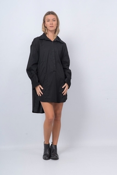 CAMISA OVERSIZE POPLIN CON BOLSILLOS #C18 en internet