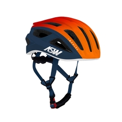 CAPACETE ASW BIKE IMPULSE AZUL/LARANJA