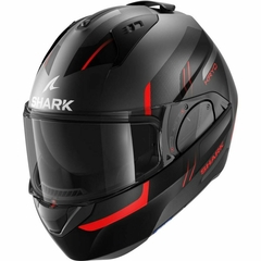 CAPACETE SHARK EVO ES KRYD PRETO/VERMELHO - comprar online