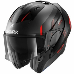 CAPACETE SHARK EVO ES KRYD PRETO/VERMELHO