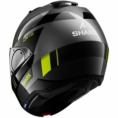 CAPACETE SHARK EVO ES KRYD PRETO/AMARELO - TRILHA FORTE