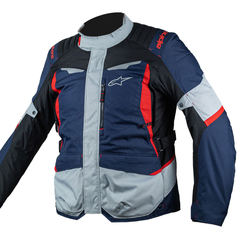 JAQUETA ALPINESTARS ST 1 WP AZUL/PRETO/VERMELHO